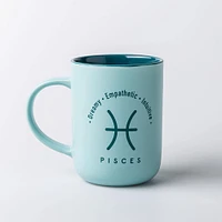 KSP Zodiac 'Pisces' Porcelain Mug 16oz. (Teal)