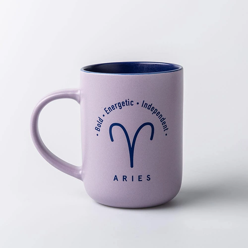 KSP Zodiac 'Aries' Porcelain Mug 16oz. (Pink)