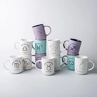 KSP Zodiac 'Aquarius' Porcelain Mug 16oz. (White)