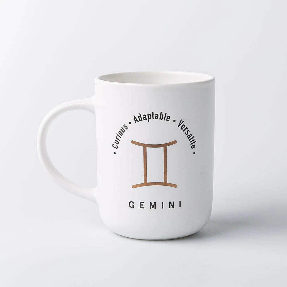 KSP Zodiac 'Gemini' Porcelain Mug 16oz. (White)