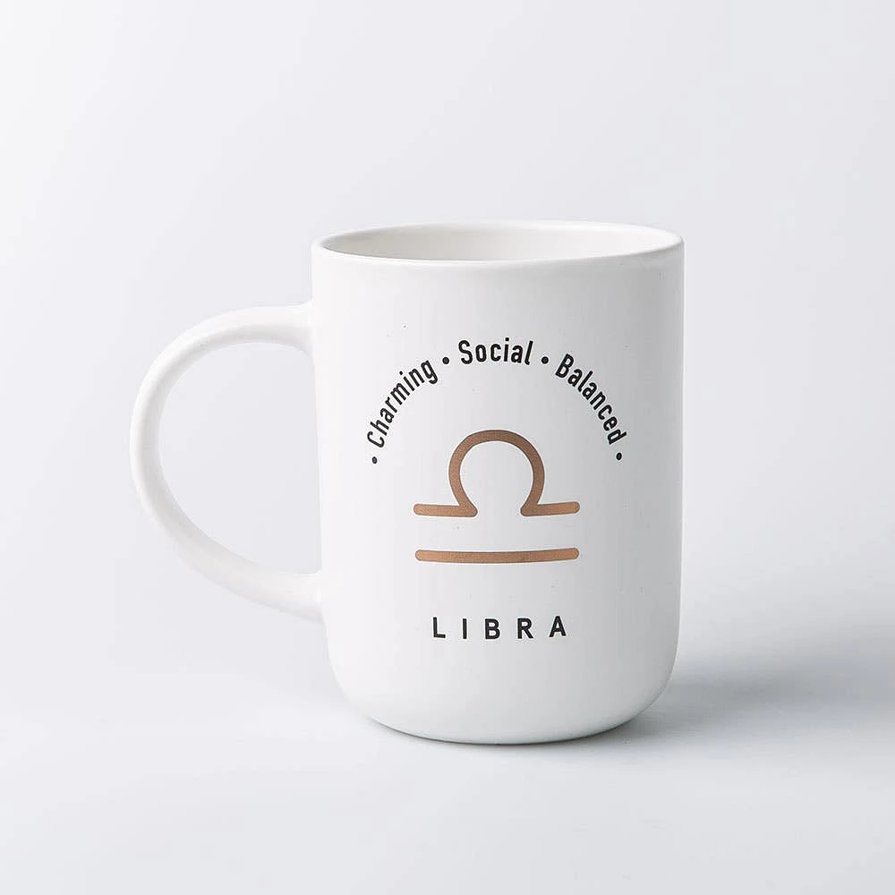 KSP Zodiac 'Libra' Porcelain Mug 16oz. (White)