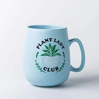 KSP Jumbo Belly 'Plant Lady Club' Porcelain Mug 26oz. (Blue)