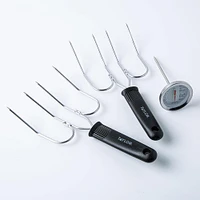 Taylor Perfect Roast Turkey Lifter with Thermometer - Set of 3