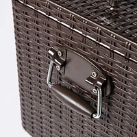 KSP Patio '80 Qt' Cooler Chest with Wheels (Brown)