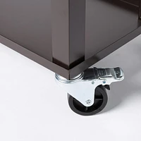 KSP Patio '80 Qt' Cooler Chest with Wheels (Brown)