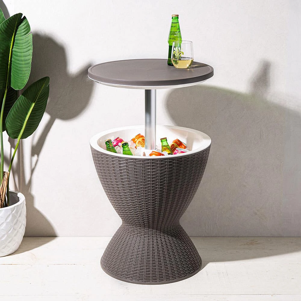KSP Hourglass Cooler Table 30L (Brown)