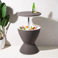 KSP Hourglass Cooler Table 30L (Brown)