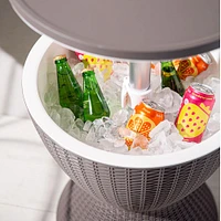 KSP Hourglass Cooler Table 30L (Brown)