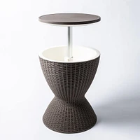 KSP Hourglass Cooler Table 30L (Brown)