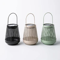 KSP Solara Metal Lantern 12.5 x 12.5 x 16cm (Taupe)