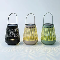 KSP Solara Metal Lantern 12.5 x 12.5 x 16cm (Taupe)