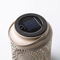 KSP Daisy Metal Lantern 12 x 12 x 16.5cm (Taupe)