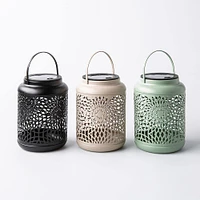 KSP Daisy Metal Lantern 12 x 12 x 16.5cm (Taupe)
