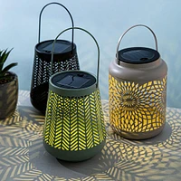 KSP Daisy Metal Lantern 12 x 12 x 16.5cm (Taupe)
