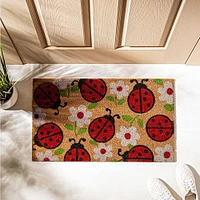 KSP Summer Coir 'Lady Bugs' Coir Mat 42 x 75cm (Multi Colour)