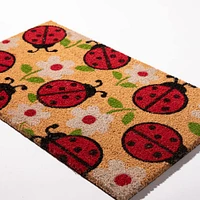 KSP Summer Coir 'Lady Bugs' Coir Mat 42 x 75cm (Multi Colour)