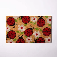 KSP Summer Coir 'Lady Bugs' Coir Mat 42 x 75cm (Multi Colour)