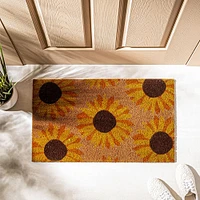 KSP Summer Coir 'Sunflowers' Coir Mat 45 x 75cm (Multi Colour)