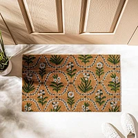 KSP Summer Coir 'Wild Flowers' Coir Mat 45 x 75cm (Multi Colour)