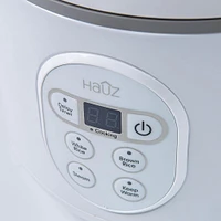 Hauz Steam Smart Rice Cooker and Steamer (White)