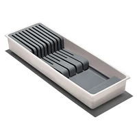 OXO Good Grips Compact Drawer Knife Organizer (White/Grey)