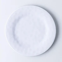 KSP Drift Melamine Dinner Plate 10.5" Dia. (White)