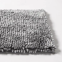Harman Luxe Chenille Memory Foam Bathmat - Charcoal (17x24")
