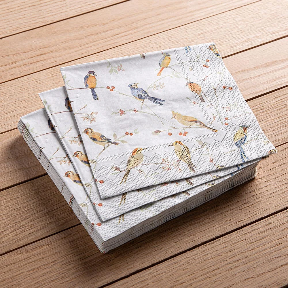 Harman 3-Ply 'Birds' Paper Napkin - Set of 20