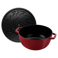 Staub France 'Year of The Snake' Cast Iron Round Cocotte (Bordeaux)