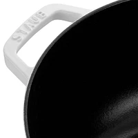 Staub France 'Year of The Snake' Cast Iron Round Cocotte (White)