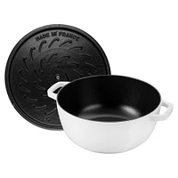 Staub France 'Year of The Snake' Cast Iron Round Cocotte (White)