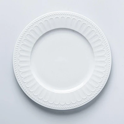 A La Carte 'Petal' Open Stock Dinner Plate 27cm (White)