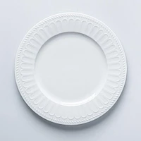 A La Carte 'Petal' Open Stock Dinner Plate 27cm (White)