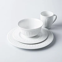 A La Carte 'Petal' Open Stock Dinner Plate 27cm (White)