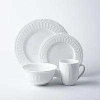 A La Carte 'Petal' Open Stock Bowl (White)
