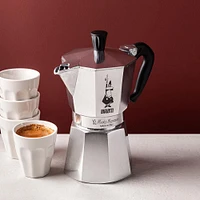 Bialetti Moka Express Stovetop Espresso Maker 6-Cup (Steel)