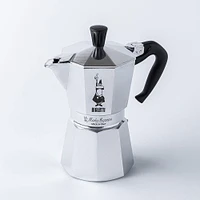 Bialetti Moka Express Stovetop Espresso Maker 6-Cup (Steel)