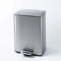 KSP Sleek Rectangular Step Garbage Can (20 L)