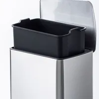 KSP Sleek Rectangular Step Garbage Can (20 L)