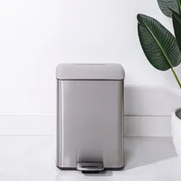 KSP Sleek Rectangular Step Garbage Can (20 L)