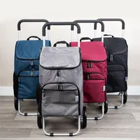 KSP Urban 'Linen Look' Aluminum Shopping Trolley