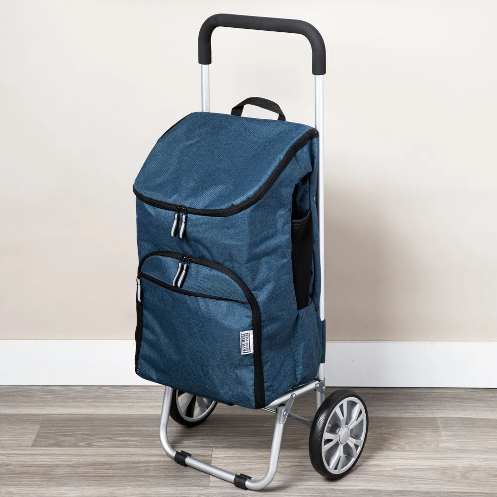 KSP Urban 'Linen Look' Aluminum Shopping Trolley