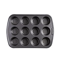 Good Cook Premium Non-Stick Muffin Pan (Grey)