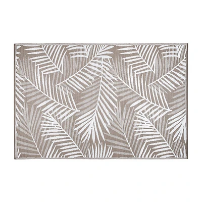 KSP Outdoor 'Areca Palm' All Season Mat (Grey, 6' x 9')