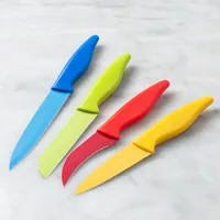 Starfrit Paring Knife with Sheath - Set of 4 (Multi Colour)