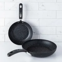 The Rock Tradition Non-Stick Frypan - Set of 2 (Black)