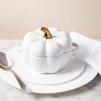 KSP Tuscana Harvest Pumpkin Bowl with Lid