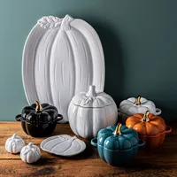 KSP Tuscana Harvest Pumpkin Bowl with Lid