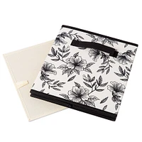 KSP Collapsible 'Floral' Non-Woven Storage Bin (Ivory) 10x10x11"