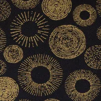KSP Collapsible 'Circles' Non-Woven Storage Bin (Gold) 10x10x11"